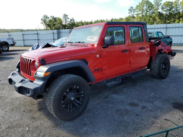 1C6JJTAG0ML504574 - 2021 JEEP GLADIATOR SPORT RED photo 1