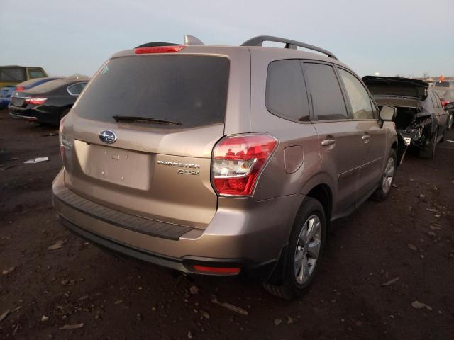 JF2SJADC0GH458764 - 2016 SUBARU FORESTER 2.5I PREMIUM TAN photo 4