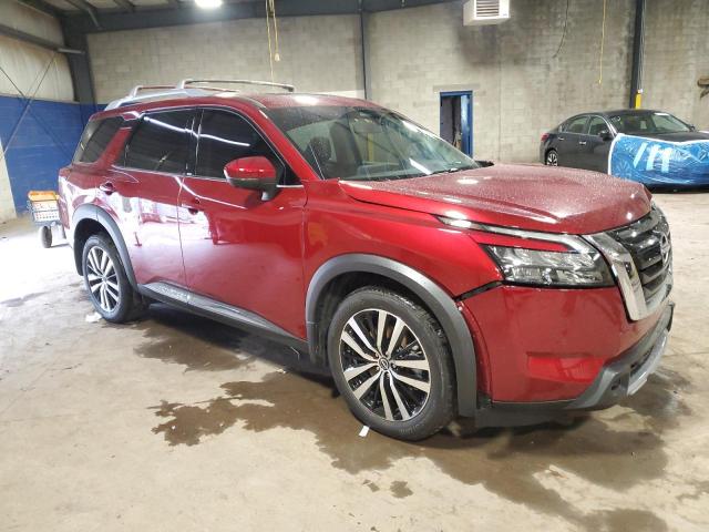 5N1DR3DK1SC215839 - 2025 NISSAN PATHFINDER PLATINUM 栗色 照片 4