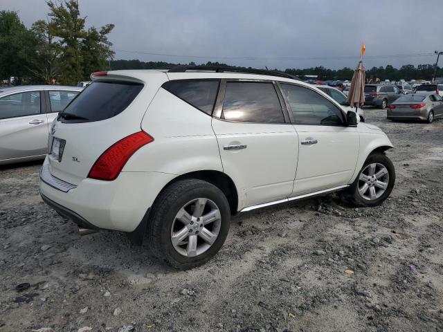 JN8AZ08T17W507056 - 2007 NISSAN MURANO SL WHITE photo 3