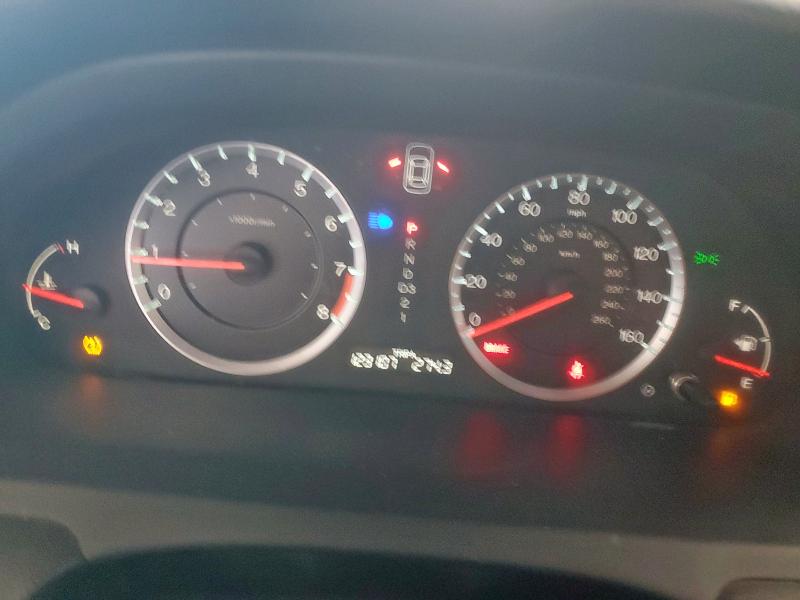 1HGCS1B86CA009138 - 2012 HONDA ACCORD EXL SILVER photo 9