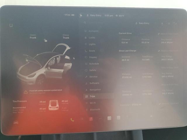 7SAYGDEE3PA161447 - 2023 TESLA MODEL Y 白色 照片 9