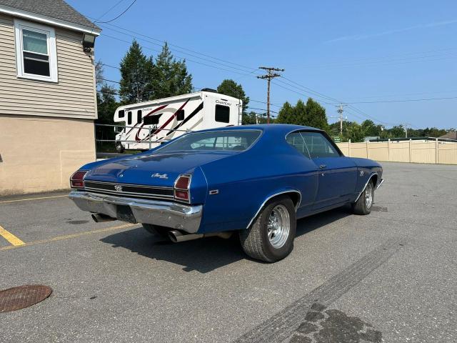 136379K386962 - 1969 CHEVROLET CHEVELL SS BLUE photo 3