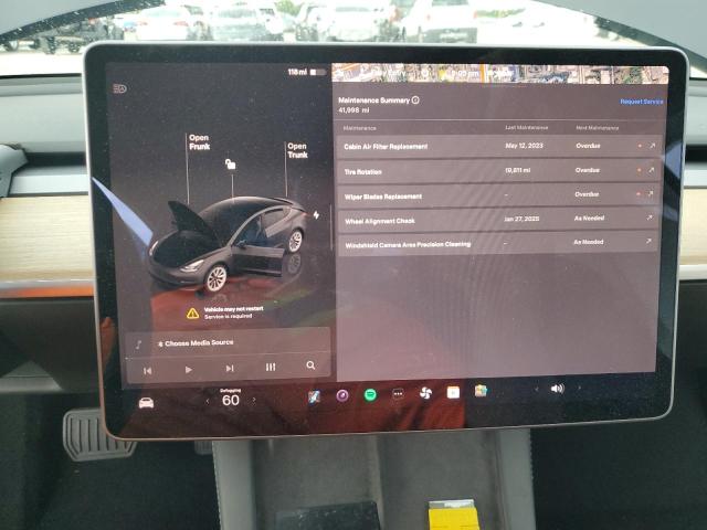 5YJ3E1EB9NF196110 - 2022 TESLA MODEL 3 黑色 照片 9