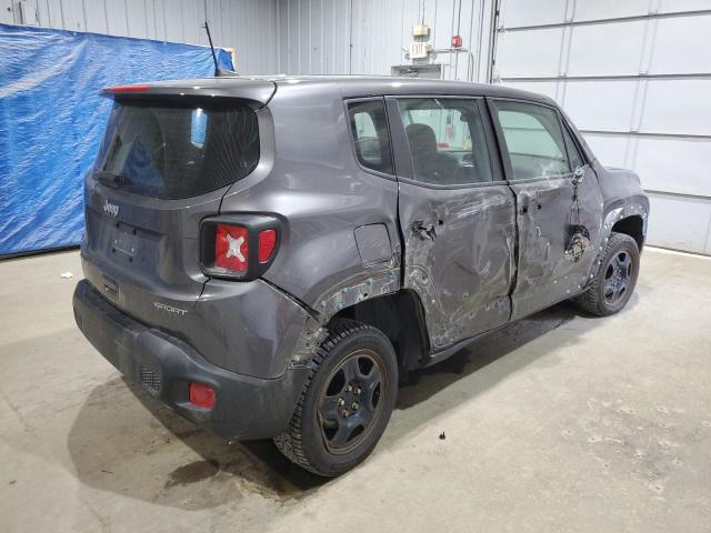 ZACNJBAB5KPK78997 - 2019 JEEP RENEGADE SPORT فحمي صورة 3