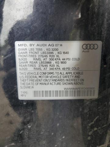 WA1WMAFE1FD003900 - 2015 AUDI Q7 TDI PRESTIGE 黑色 照片 13
