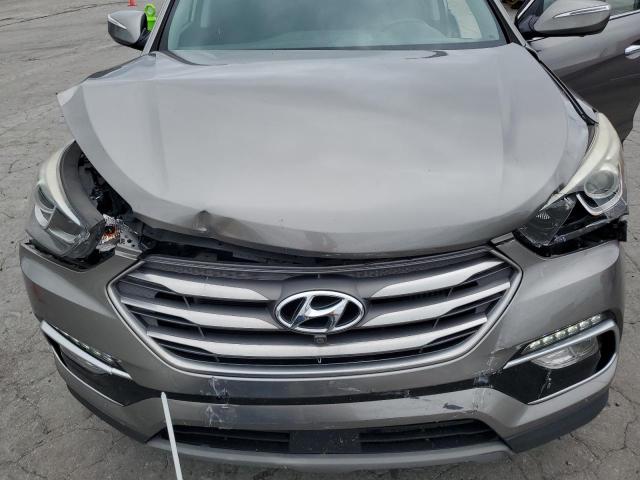 5XYZW4LA0JG553809 - 2018 HYUNDAI SANTA FE S SILVER photo 11