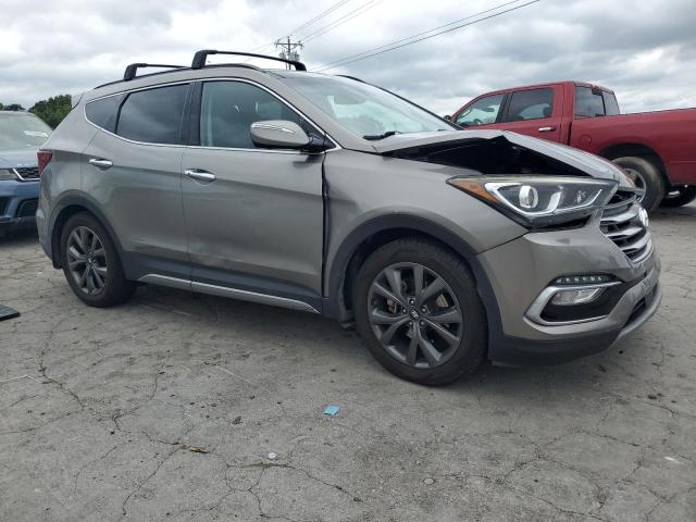 5XYZW4LA0JG553809 - 2018 HYUNDAI SANTA FE S SILVER photo 4