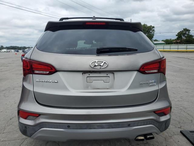 5XYZW4LA0JG553809 - 2018 HYUNDAI SANTA FE S SILVER photo 6