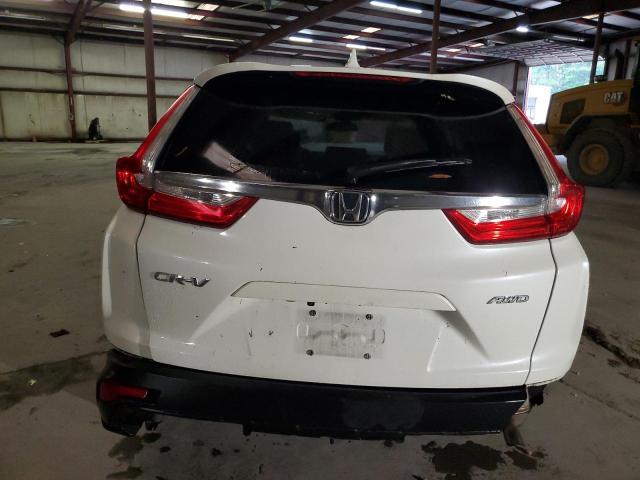 2HKRW2H85JH616504 - 2018 HONDA CR-V EXL WHITE photo 6