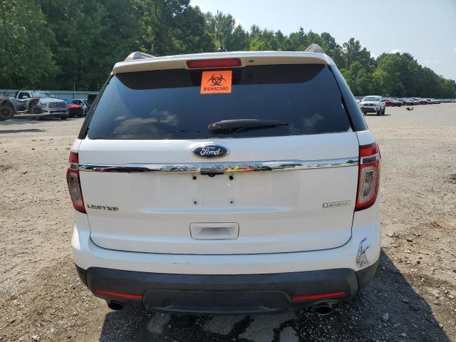 1FMHK7F91CGA46956 - 2012 FORD EXPLORER LIMITED WHITE photo 6
