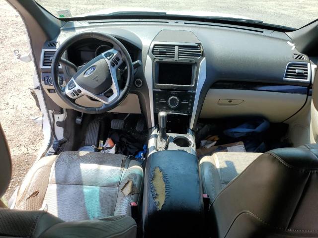 1FMHK7F91CGA46956 - 2012 FORD EXPLORER LIMITED WHITE photo 8