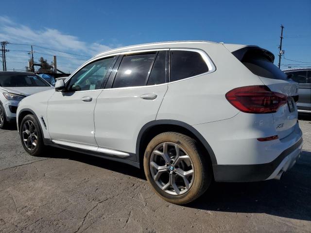 5UXTY3C03M9G76383 - 2021 BMW X3 SDRIVE30I WHITE photo 2