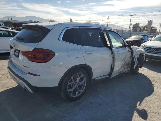 5UXTY3C03M9G76383 - 2021 BMW X3 SDRIVE30I WHITE photo 3