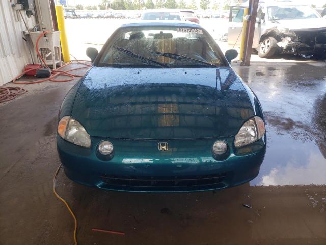 JHMEG1144SS001148 - 1995 HONDA CIVIC DEL SOL S GREEN photo 5