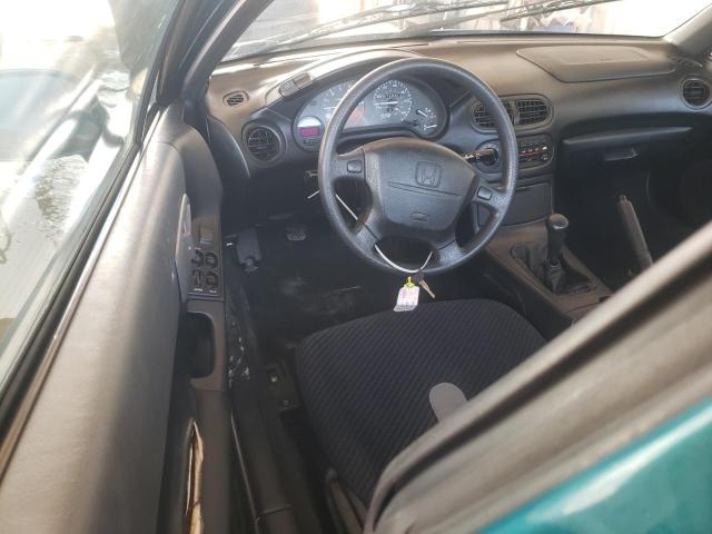JHMEG1144SS001148 - 1995 HONDA CIVIC DEL SOL S GREEN photo 8