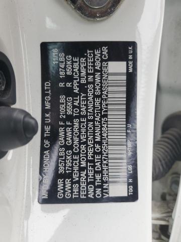 SHHFK7H25HU408475 - 2017 HONDA CIVIC LX Ağ foto 13