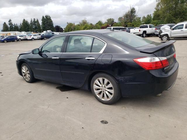 1HGCR3F86DA002273 - 2013 HONDA ACCORD EXL BLACK photo 2