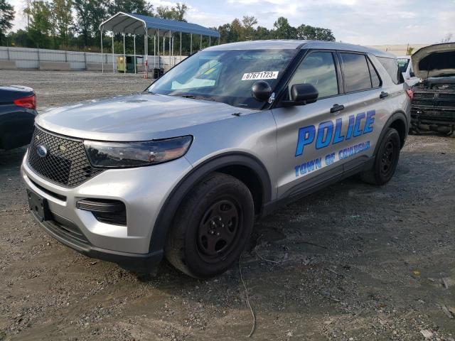 1FM5K8AB6MGB64649 - 2021 FORD EXPLORER POLICE INTERCEPTOR Grau Foto 1