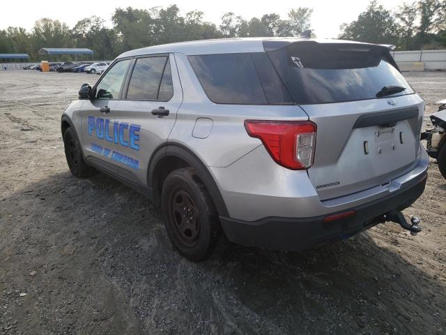 1FM5K8AB6MGB64649 - 2021 FORD EXPLORER POLICE INTERCEPTOR Grau Foto 2
