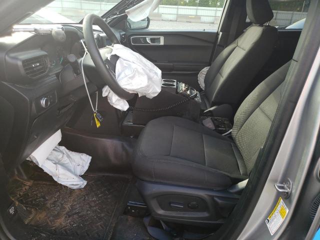 1FM5K8AB6MGB64649 - 2021 FORD EXPLORER POLICE INTERCEPTOR Grau Foto 7