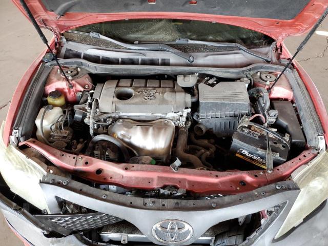 4T1BF3EK2BU612890 - 2011 TOYOTA CAMRY BASE RED photo 11