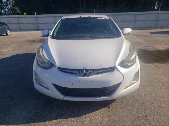 5NPDH4AE0GH655350 - 2016 HYUNDAI ELANTRA SE WHITE photo 5