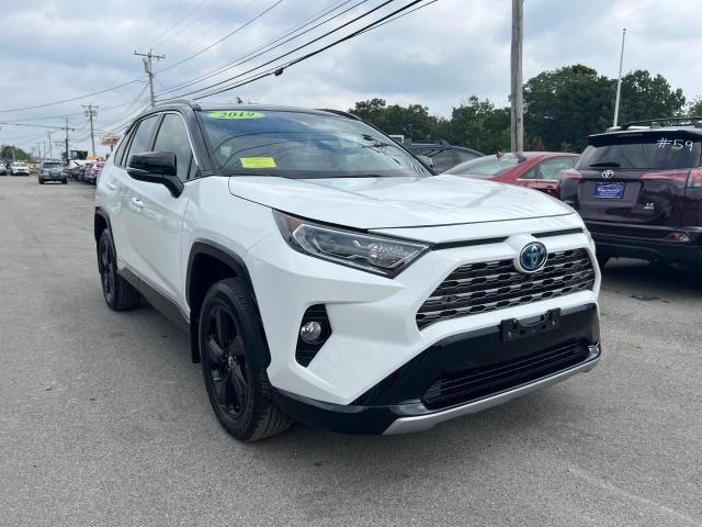 JTMEWRFV2KJ022977 - 2019 TOYOTA RAV4 XSE WHITE photo 1