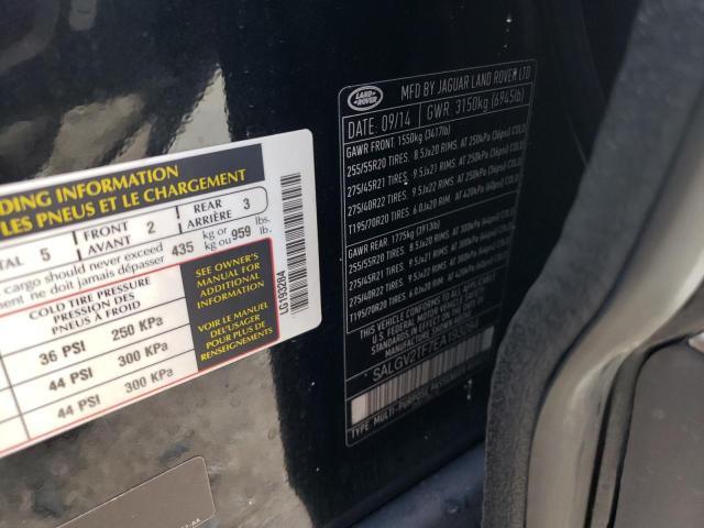 SALGV2TF7EA193284 - 2014 LAND ROVER RANGE ROVE AUTOBIOGRAPHY BLACK photo 14