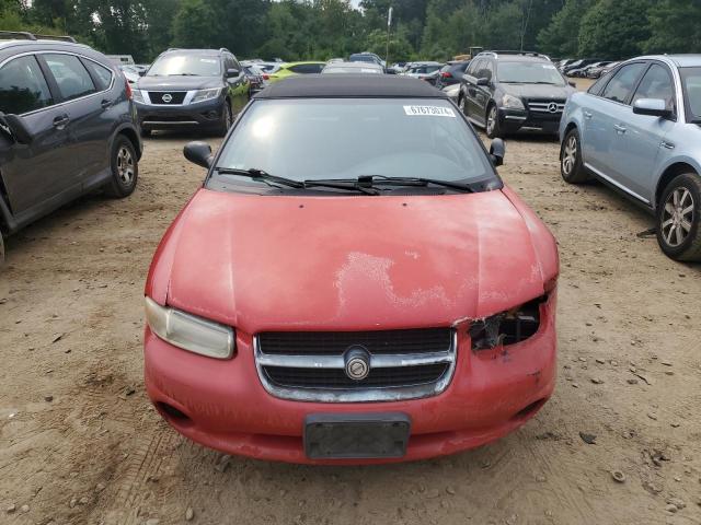 3C3EL45H0VT595188 - 1997 CHRYSLER SEBRING JX RED photo 5