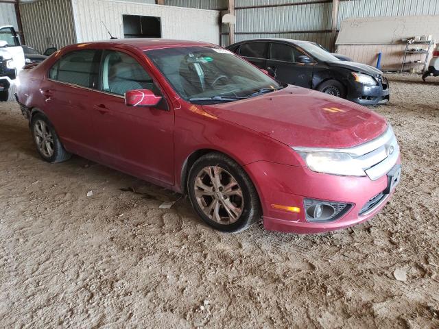 3FAHP0HA8CR401220 - 2012 FORD FUSION SE BURGUNDY photo 4