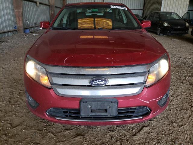 3FAHP0HA8CR401220 - 2012 FORD FUSION SE BURGUNDY photo 5