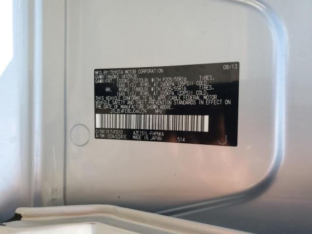 JTLZE4FE8DJ046229 - 2013 TOYOTA SCION XB Gümüş foto 13