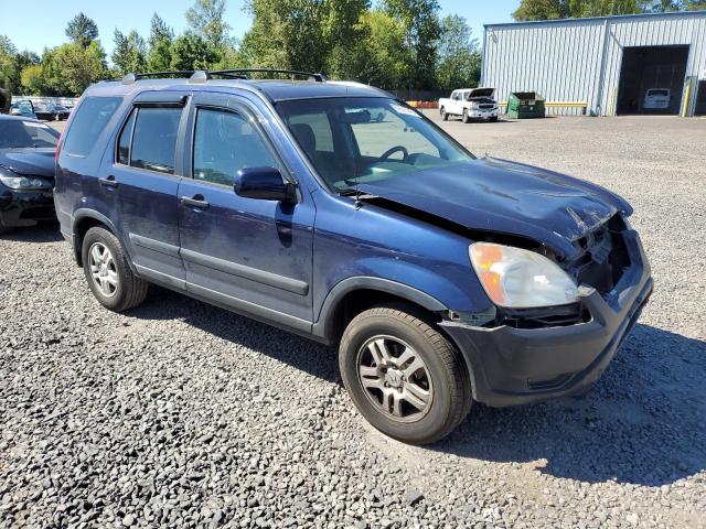 JHLRD78814C028640 - 2004 HONDA CR-V EX BLUE photo 4