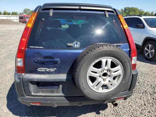 JHLRD78814C028640 - 2004 HONDA CR-V EX BLUE photo 6