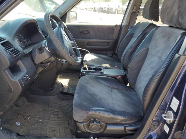 JHLRD78814C028640 - 2004 HONDA CR-V EX BLUE photo 7