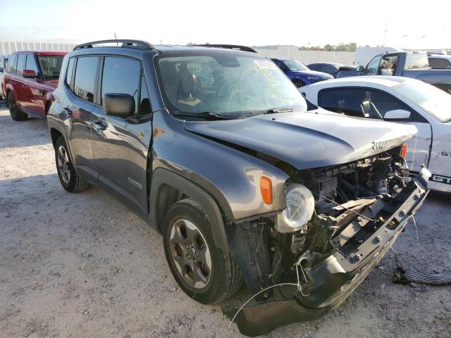 ZACCJAAB2HPF16432 - 2017 JEEP RENEGADE SPORT GRAY photo 4