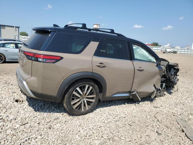 5N1DR3DK7PC205730 - 2023 NISSAN PATHFINDER PLATINUM BROWN photo 3
