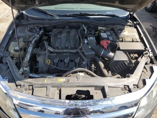 3FAHP0JG4AR118876 - 2010 FORD FUSION SEL GRAY photo 11