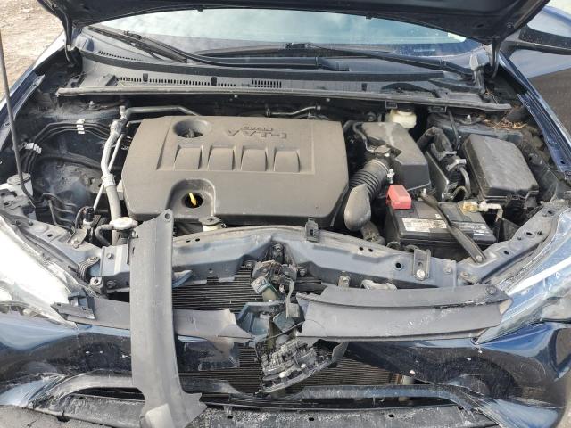 5YFBURHE5KP895303 - 2019 TOYOTA COROLLA L BLUE photo 11