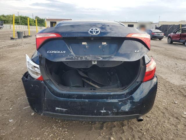 5YFBURHE5KP895303 - 2019 TOYOTA COROLLA L BLUE photo 6