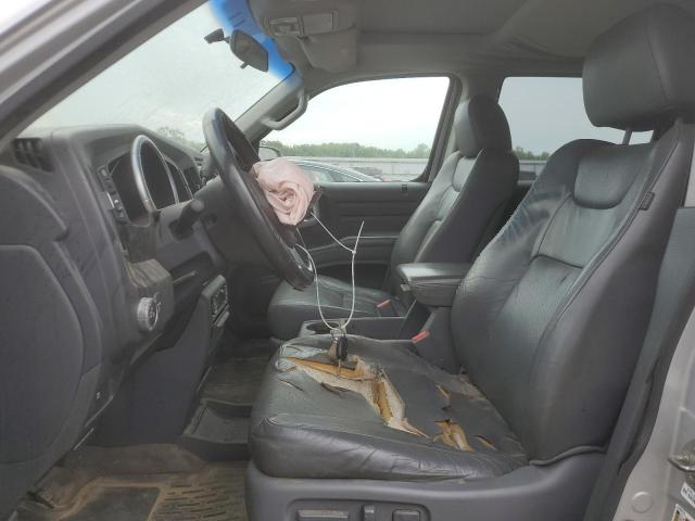 2HJYK16548H516127 - 2008 HONDA RIDGELINE RTL SILVER photo 7