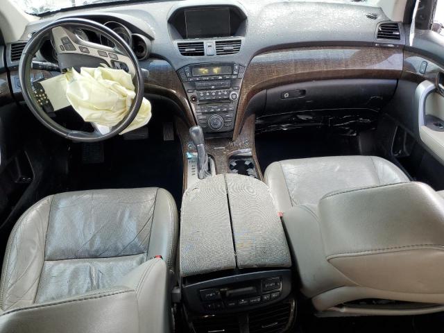 2HNYD2H73BH520948 - 2011 ACURA MDX ADVANCE WHITE photo 8