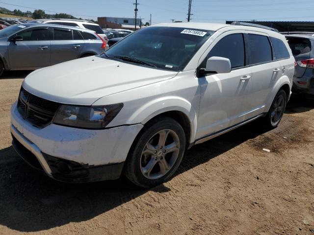 3C4PDCGG9JT157179 - 2018 DODGE JOURNEY CROSSROAD WHITE photo 1