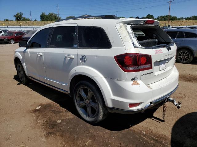 3C4PDCGG9JT157179 - 2018 DODGE JOURNEY CROSSROAD WHITE photo 2