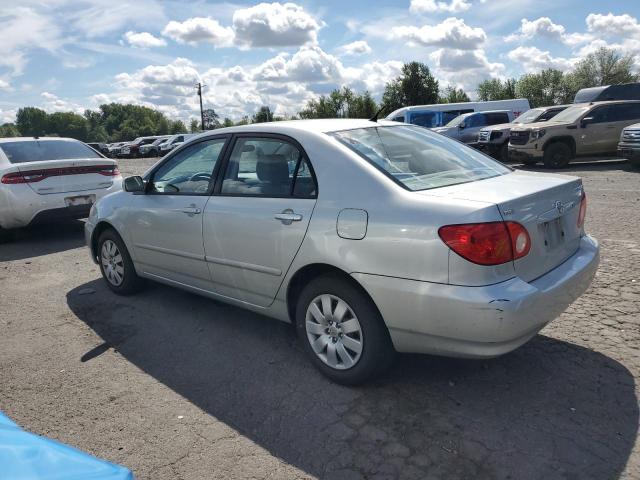 1NXBR38E13Z144665 - 2003 TOYOTA COROLLA CE SILVER photo 2