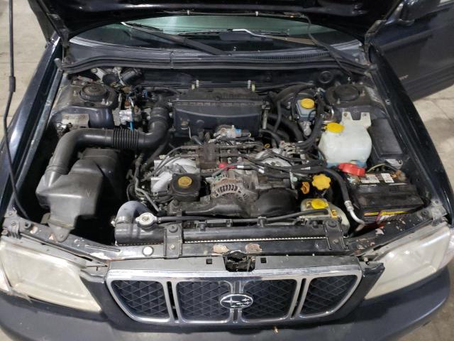 JF1SF65642H703649 - 2002 SUBARU FORESTER S შავი ფოტო 11