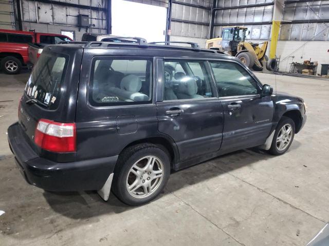 JF1SF65642H703649 - 2002 SUBARU FORESTER S შავი ფოტო 3