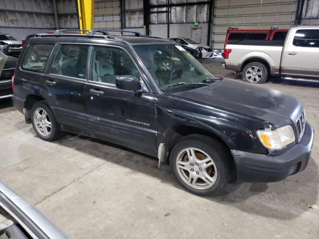 JF1SF65642H703649 - 2002 SUBARU FORESTER S შავი ფოტო 4