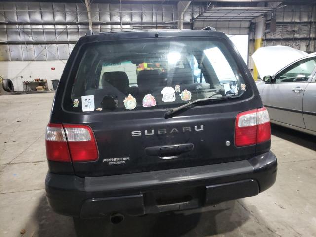 JF1SF65642H703649 - 2002 SUBARU FORESTER S შავი ფოტო 6